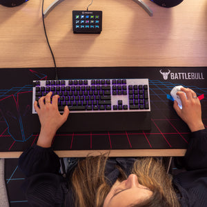 Grid Extended Mouse Mat
