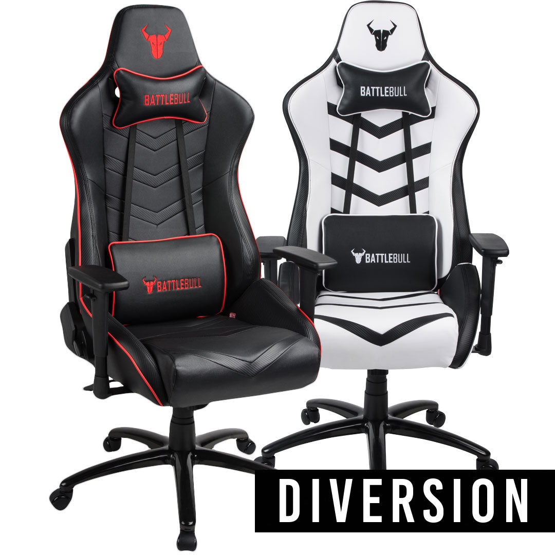 Red Bull Chair Diversion Gaming Chair – Red Twelve BattleBull